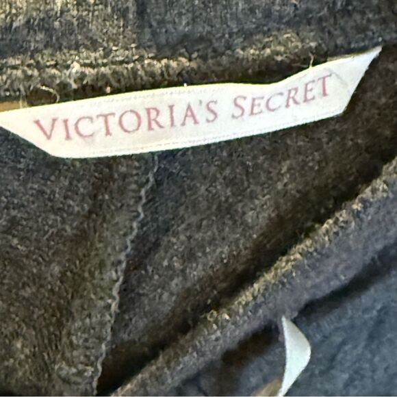 Victoria's Secret Black Track Pants with Tapered Leg - Picture 3 of 5